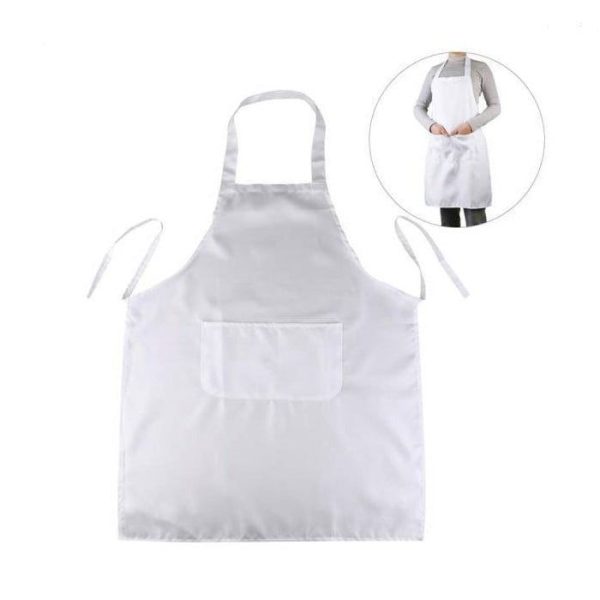 tablier blanc de cuisine