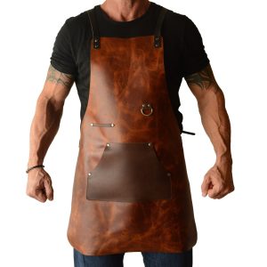tablier cuir homme
