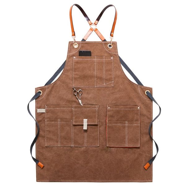 tablier d'ébéniste en cuir