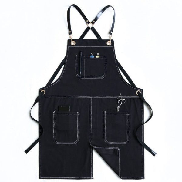 tablier de barbier en cuir
