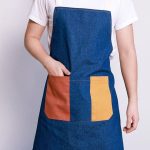 tablier de chef en denim