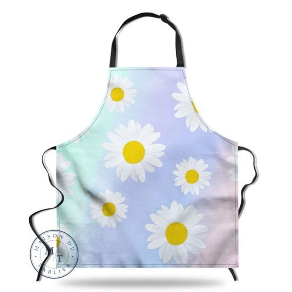 tablier de cuisine à fleurs