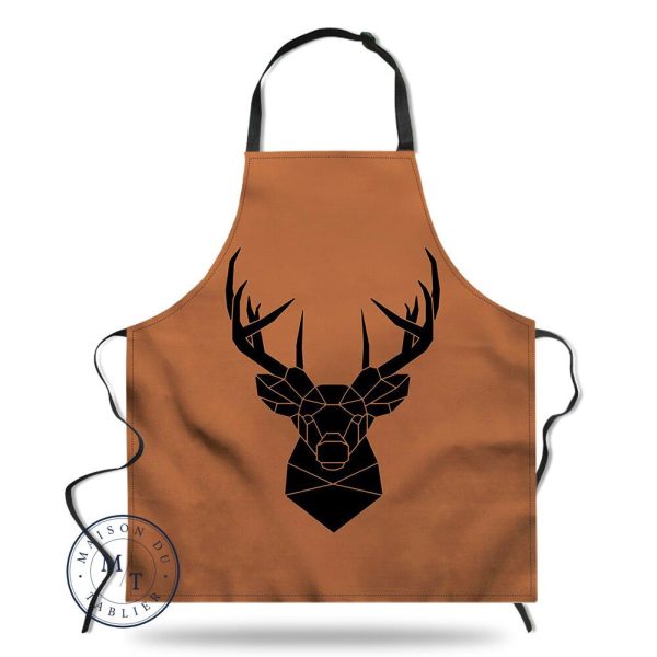 tablier de cuisine cerf