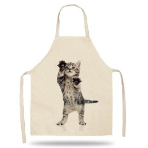 tablier de cuisine chaton