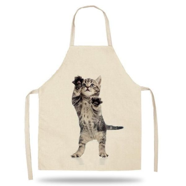 tablier de cuisine chaton