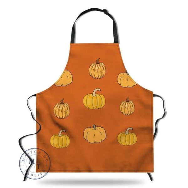 tablier de cuisine citrouille