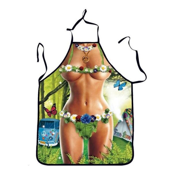 tablier de cuisine drôle pour femme
