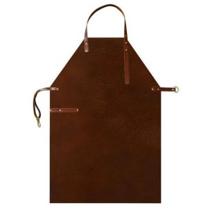 tablier de cuisine en cuir