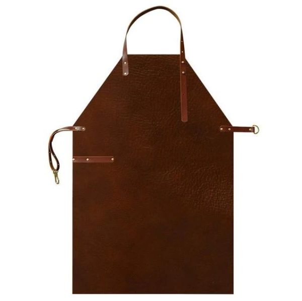 tablier de cuisine en cuir