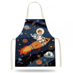 tablier de cuisine enfants astronaute