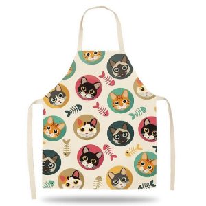 tablier de cuisine enfants chat