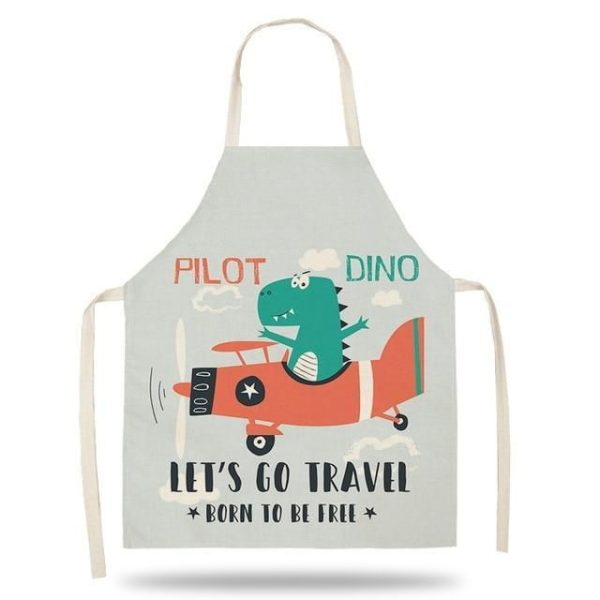 tablier de cuisine enfants dino avion