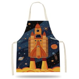 tablier de cuisine enfants fusée