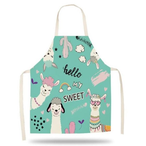 tablier de cuisine enfants lama mignon