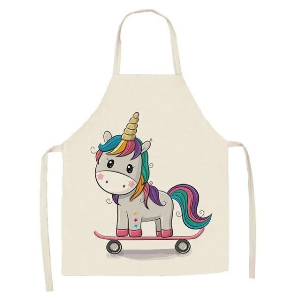 tablier de cuisine enfants licorne skate