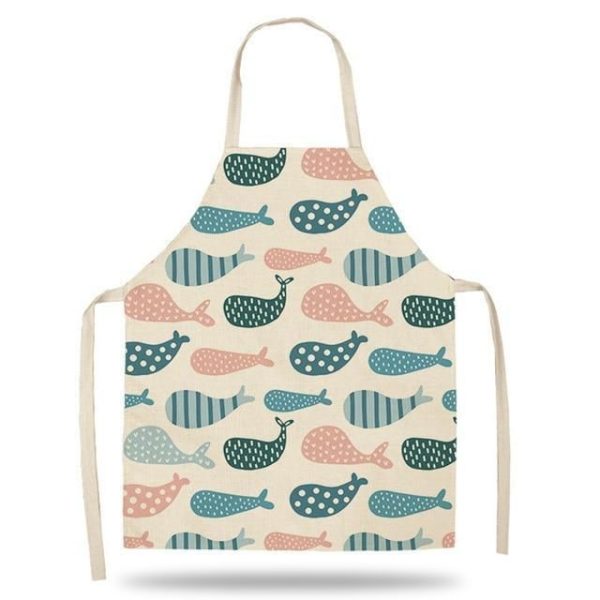 tablier de cuisine enfants petites baleines