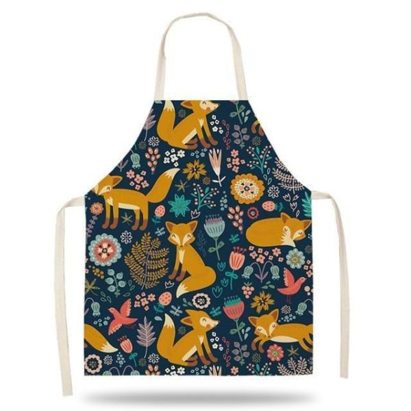 tablier de cuisine enfants renard mignon