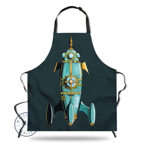 tablier de cuisine fusée