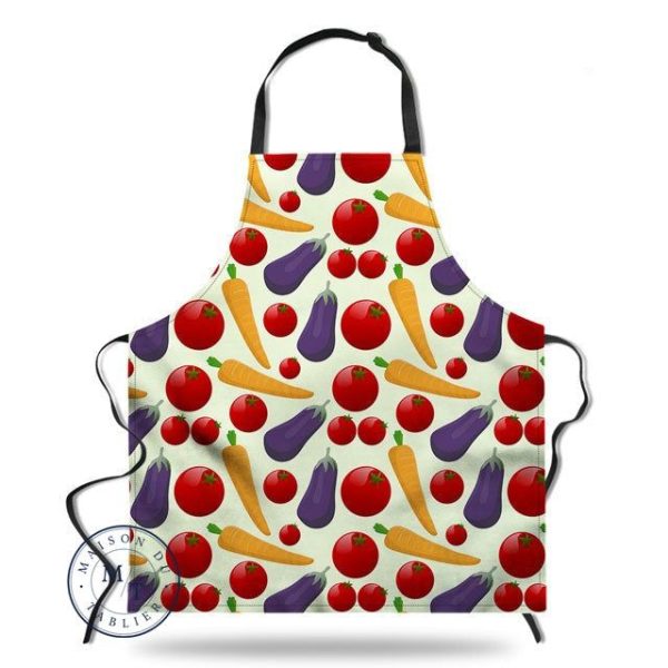 tablier de cuisine légumes
