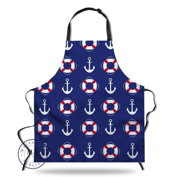 tablier de cuisine marin