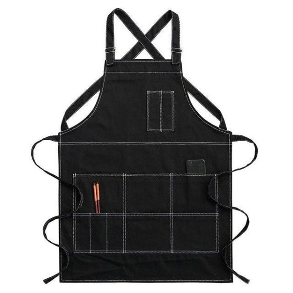 tablier de cuisine noir pour homme