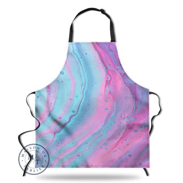 tablier de cuisine peinture cosmique