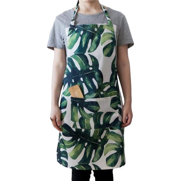 tablier de cuisine plante