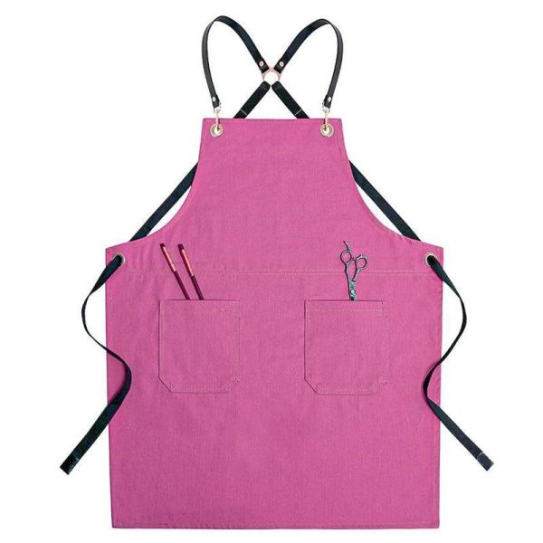 tablier de cuisine rose