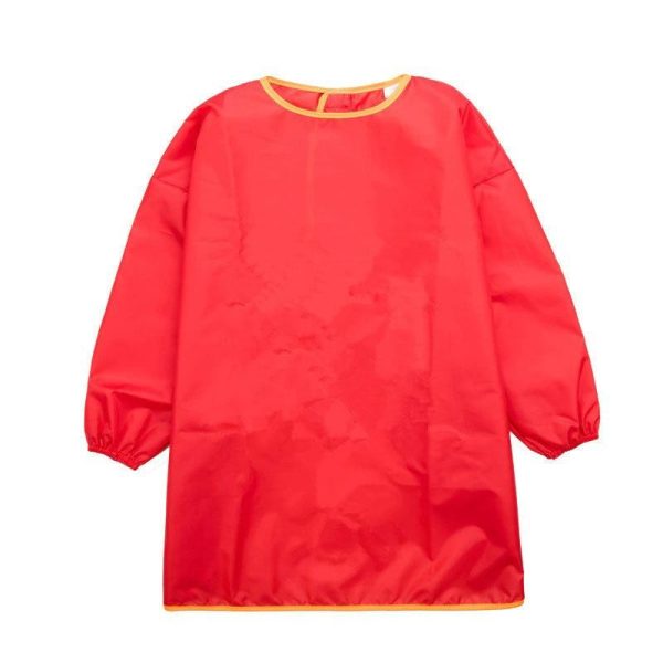 tablier de peinture rouge