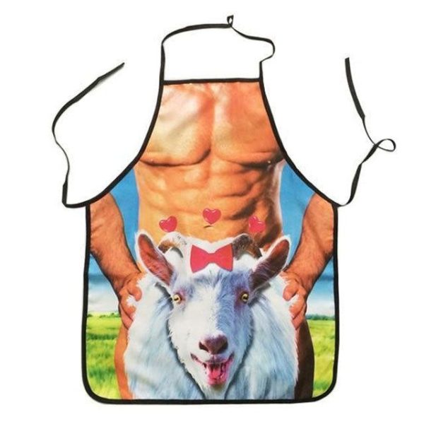 tablier humoristique chèvre