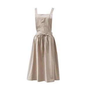 tablier japonais beige