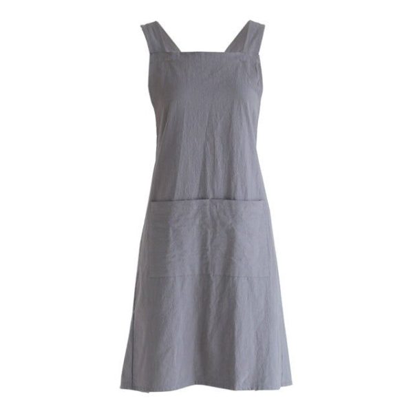 tablier japonais gris clair