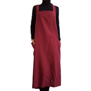 tablier japonais rouge