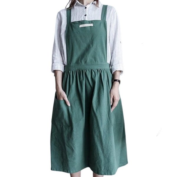 tablier japonais vert