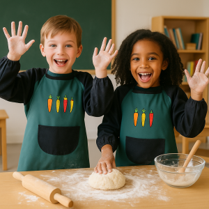 tablier peinture enfant école