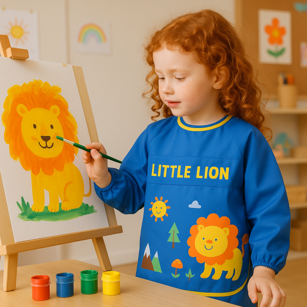 tablier maternelle Petit Lion